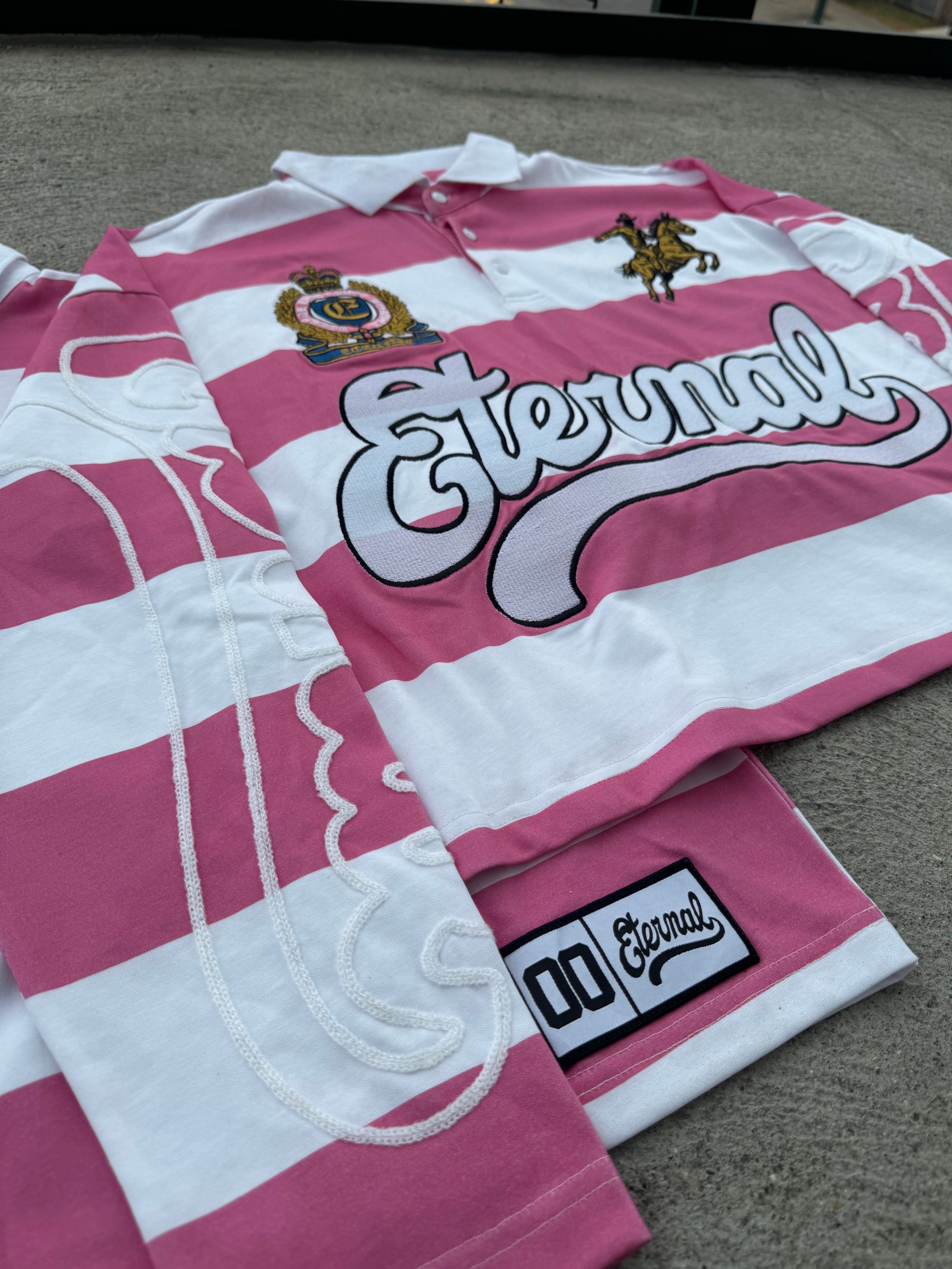 “ETERNAL LIVES FOREVER” L/S RUGBY POLO