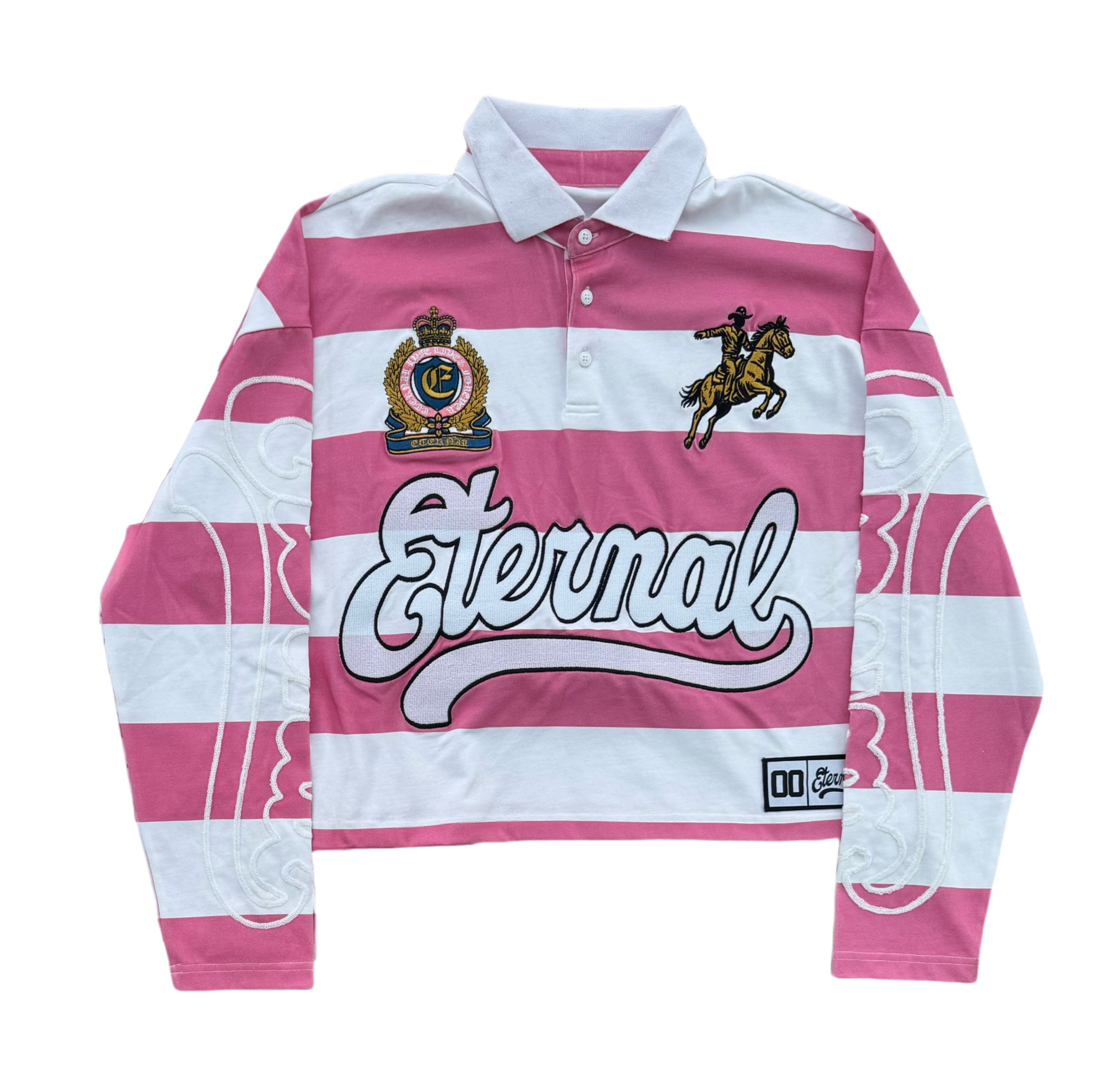 “ETERNAL LIVES FOREVER” L/S RUGBY POLO
