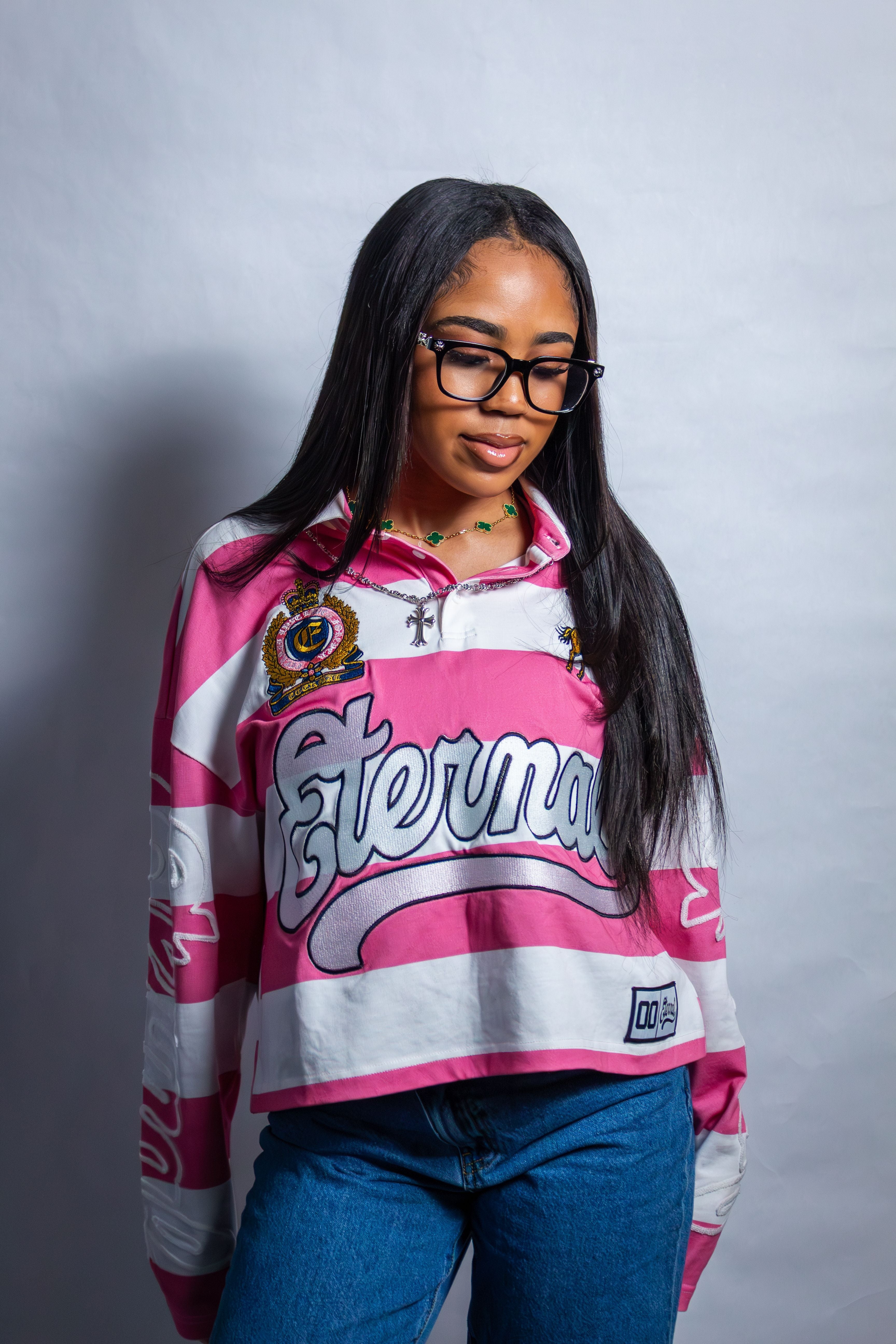 “ETERNAL LIVES FOREVER” L/S RUGBY POLO